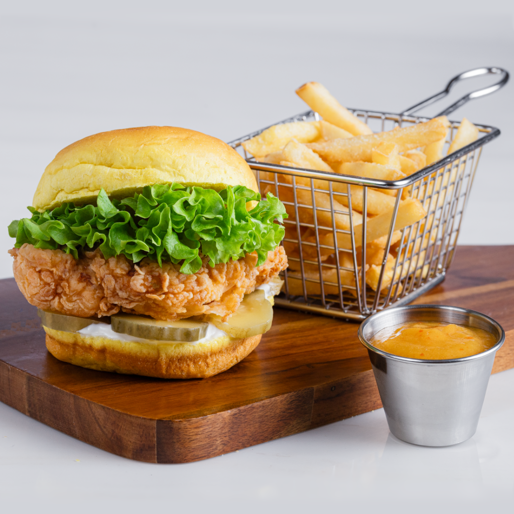 Sunset Chicken Burger
